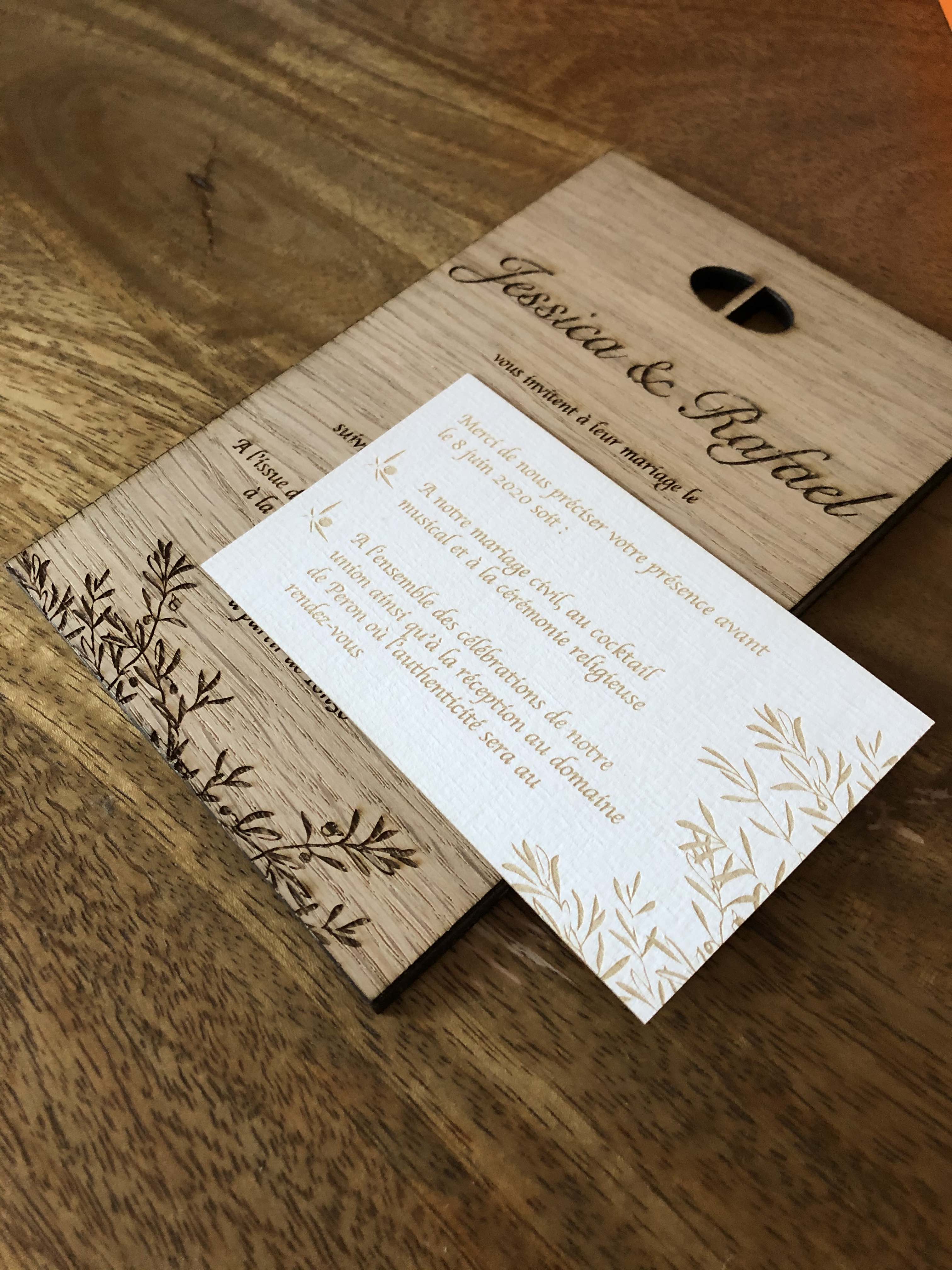 Faire-part Mariage à Personnaliser | Essai Offert